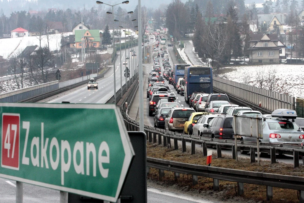 Dzięki przebudowie Zakopianki korki przesuną się bliżej Zakopanego