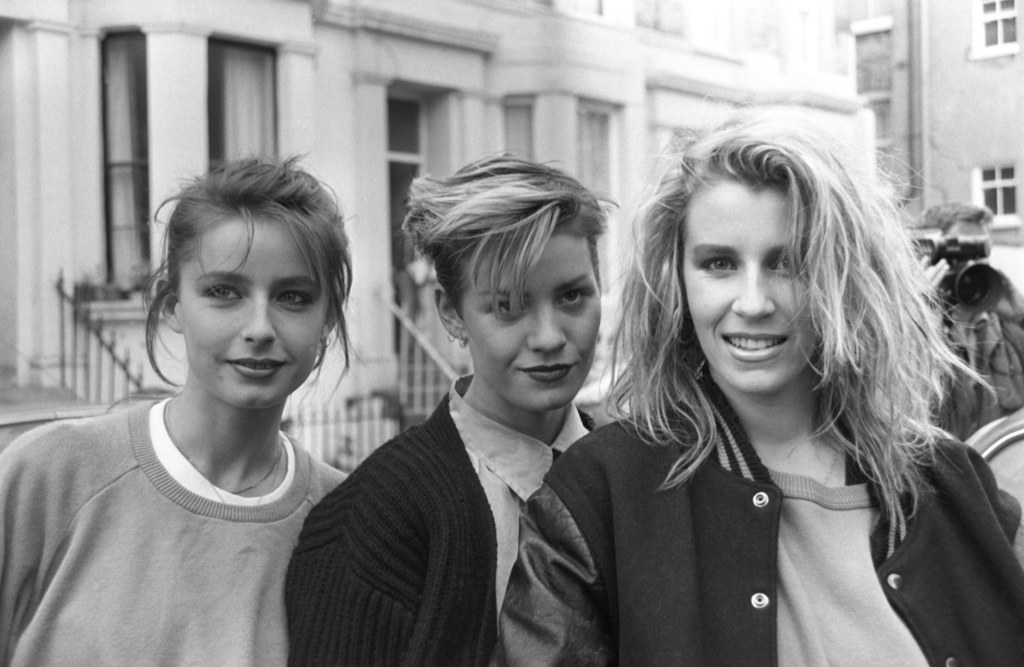 Bananarama w 1984 r. - od lewej: Keren Woodward, Siobhan Fahey i Sara Dallin