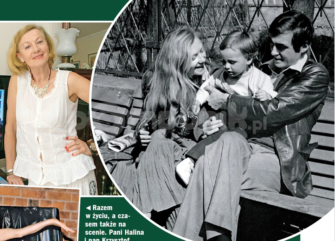 Halina z Krzysztofem i małą Anią Halina z Krzysztofem i małą Anią