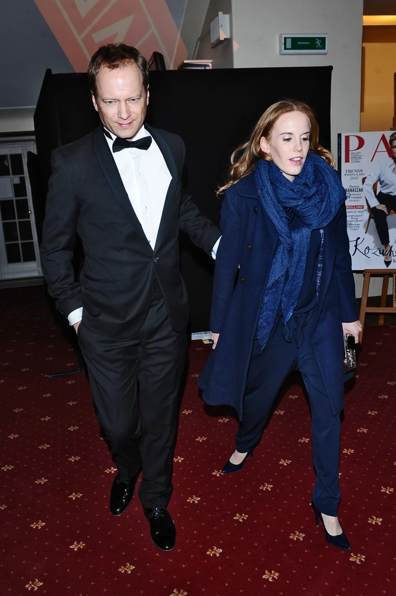 Stuhr z nową żoną Stuhr z nową żoną