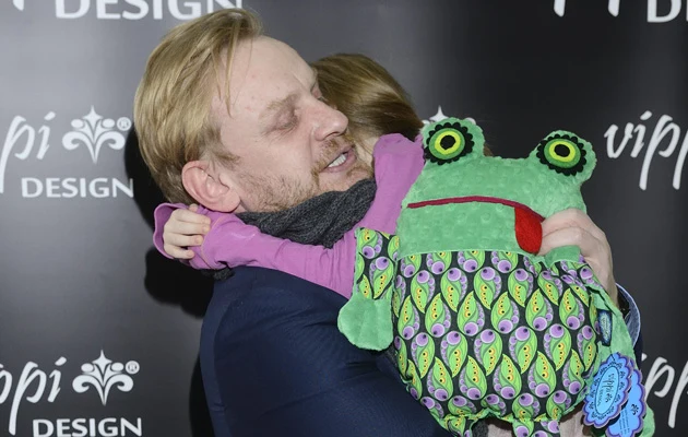 Bartosz Żukowski z córką