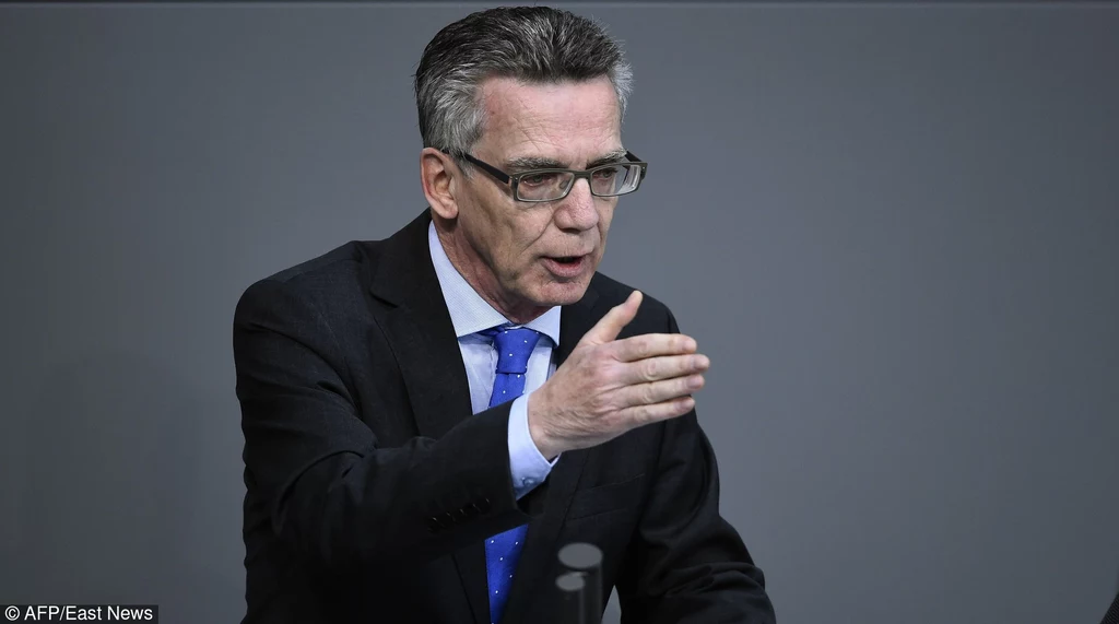 Szef MSW Niemiec Thomas de Maiziere Szef MSW Niemiec Thomas de Maiziere