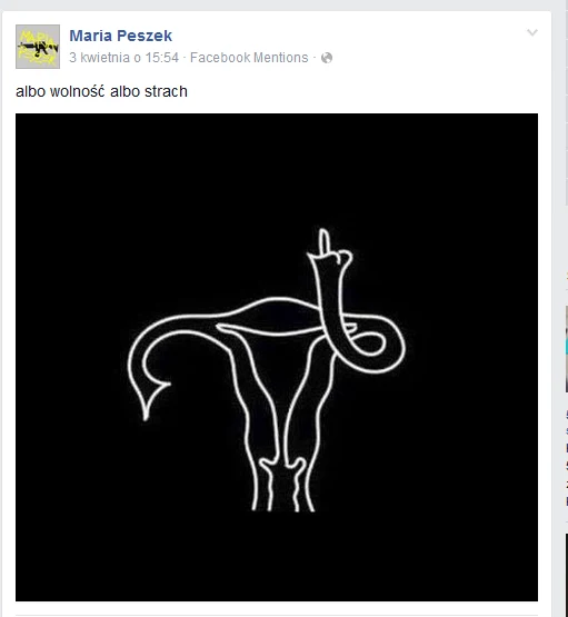 Maria Peszek na Facebooku