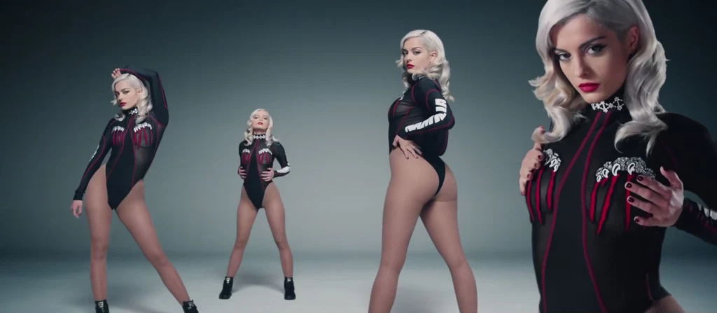 Bebe Rexha w klipie "No Broken Hearts"