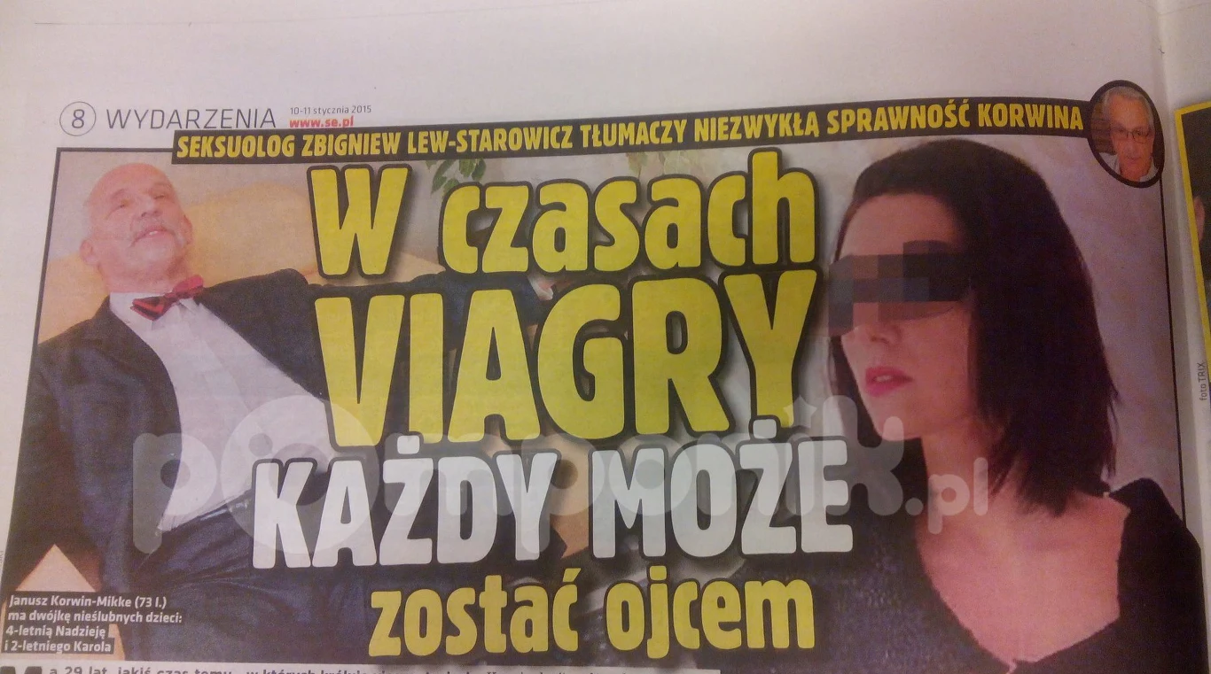 Korwin-Mikke zakochał się w Dominice