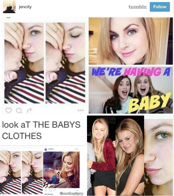 Zdjecia dziewczyn Tomlinsona z dzieckiem są nieprawdziwe? Zdjecia dziewczyn Tomlinsona z dzieckiem są nieprawdziwe?