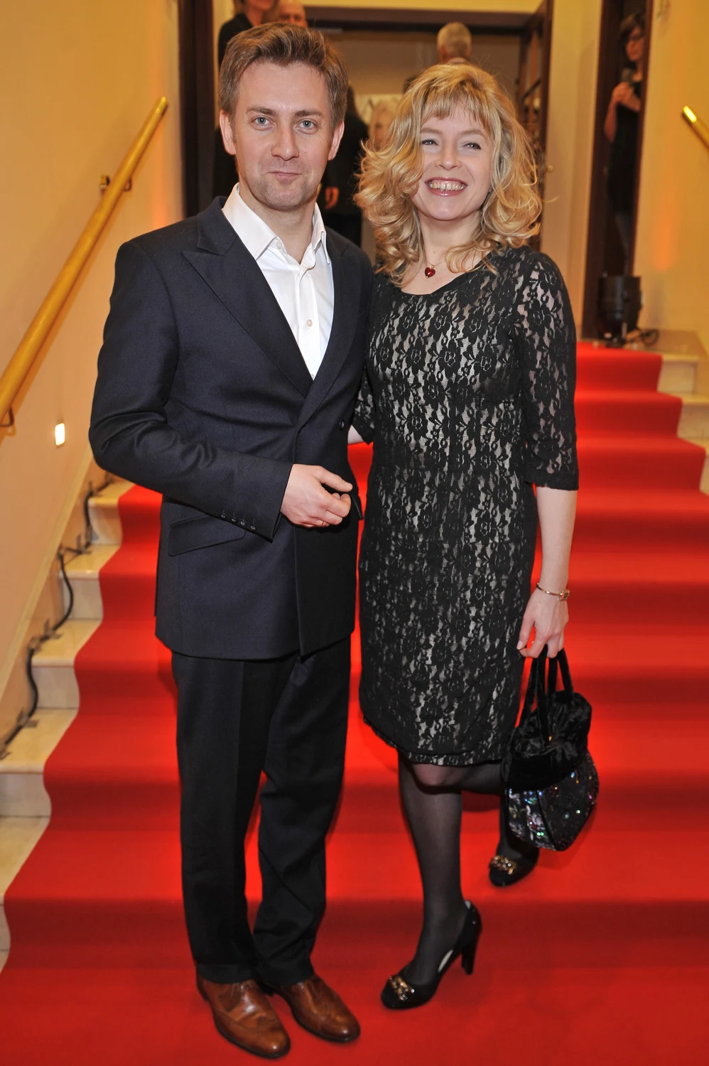 Rafał Królikowski z żoną Rafał Królikowski z żoną