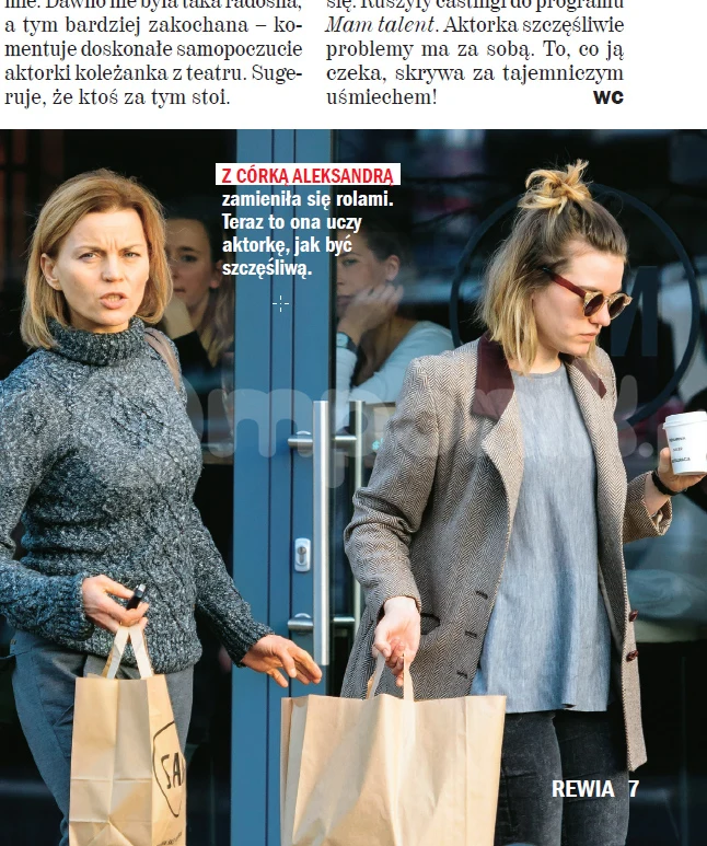 Foremniak z córką Foremniak z córką