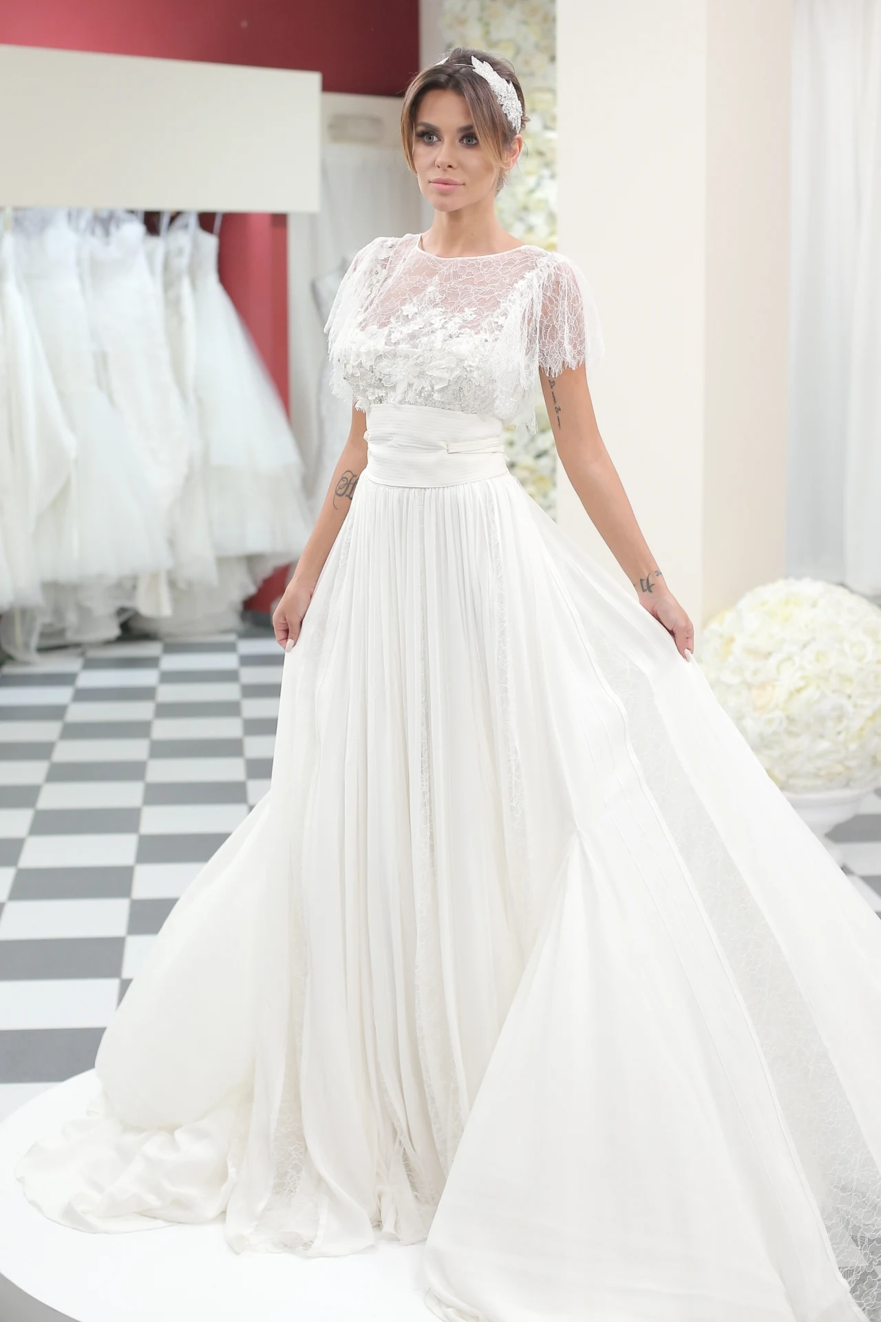 Natalia Siwiec w programie "Salon sukien ślubnych" Natalia Siwiec w programie "Salon sukien ślubnych"