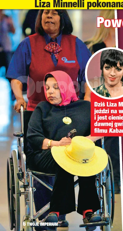 Liza Minnelli nie wygląda najlepiej Liza Minnelli nie wygląda najlepiej