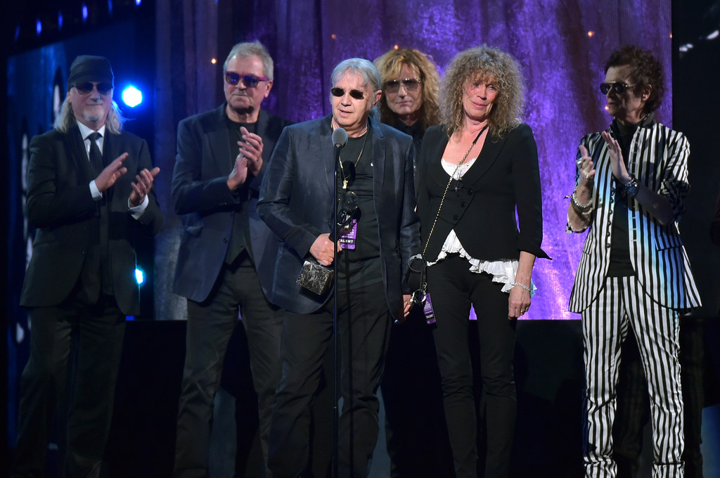 Muzycy Deep Purple w Rockandrollowym Salonie Sław