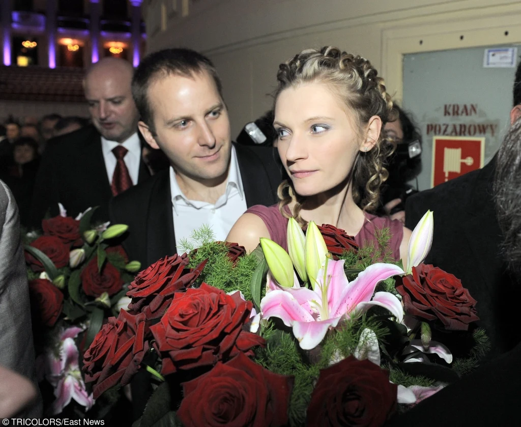 Agata Buzek z mężem 