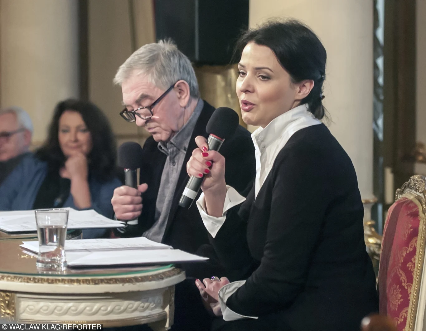 Bożena Stachura i Jerzy Trela