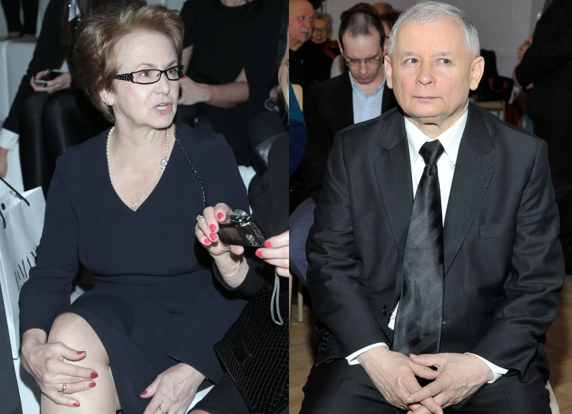 Danuta Wałęsa i Jarosław Kaczyński Danuta Wałęsa i Jarosław Kaczyński