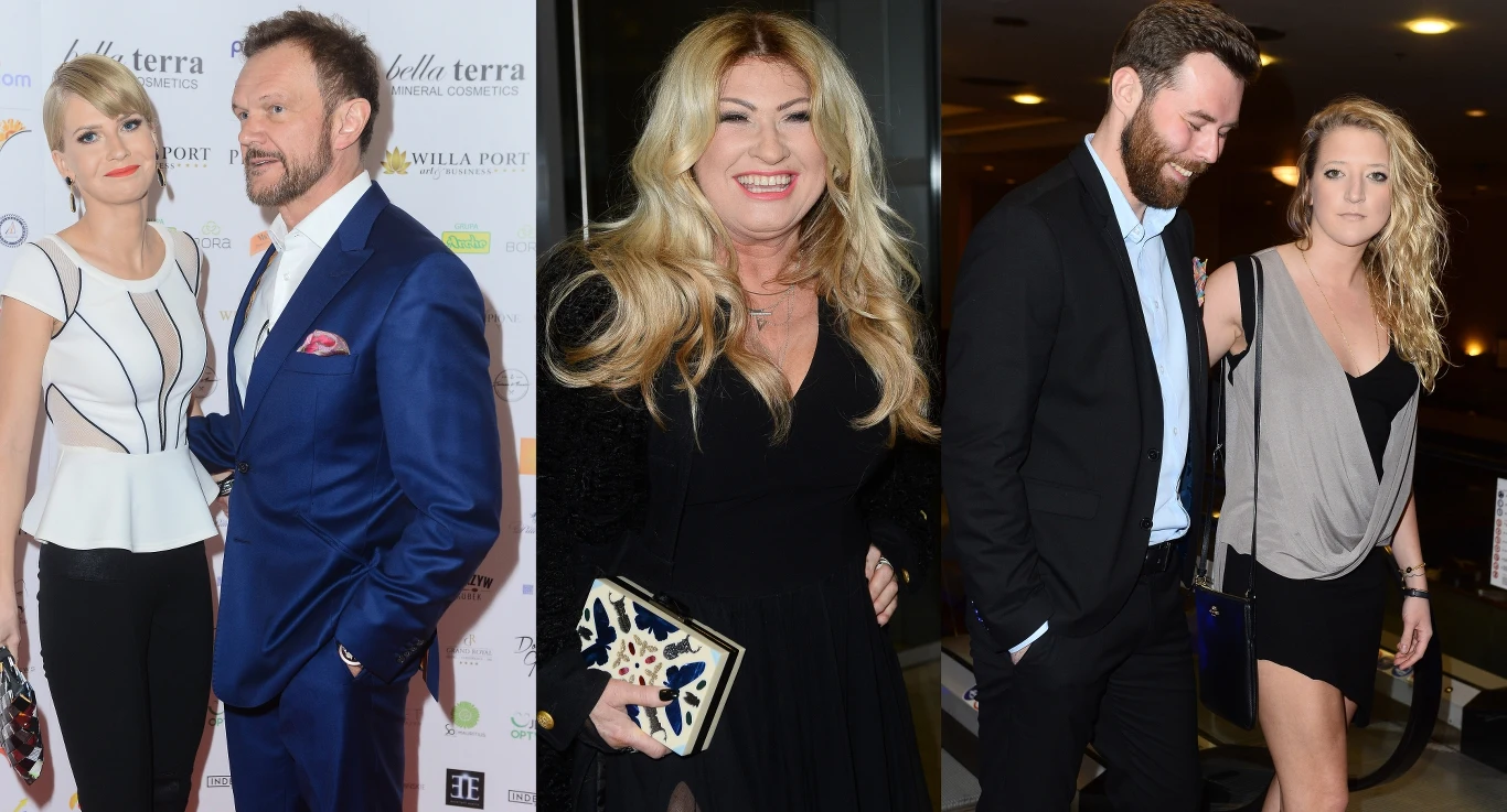 Cezary Pazura, Beata Kozidrak i Lara Gessler Cezary Pazura, Beata Kozidrak i Lara Gessler