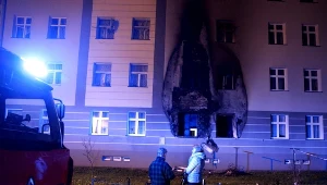 Zniszczenia na miejscu wybuchu gazu