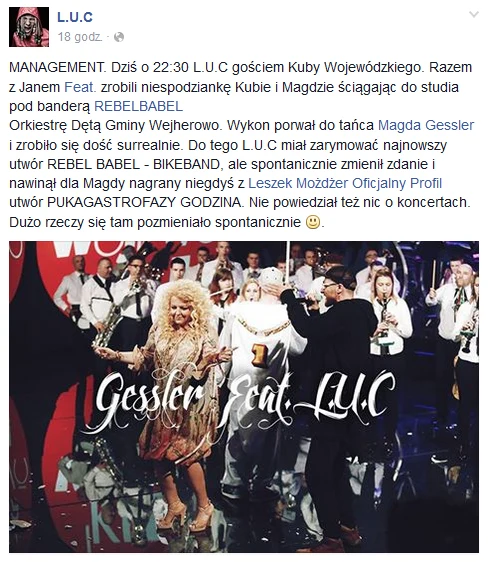 L.U.C na Facebooku