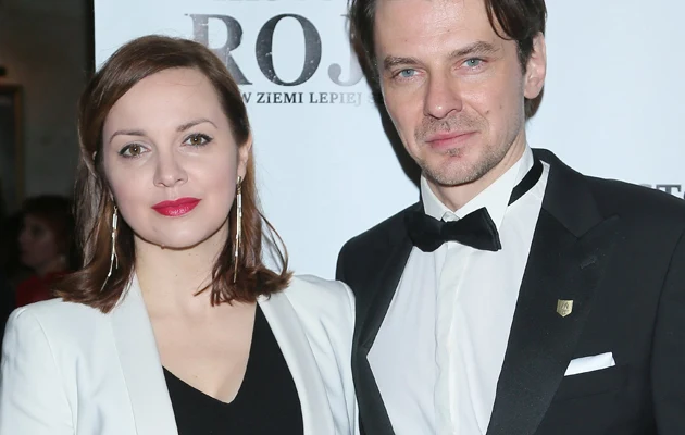 Marcin Kwaśny z żoną Marcin Kwaśny z żoną