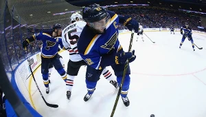 David Backes (na pierwszym planie)