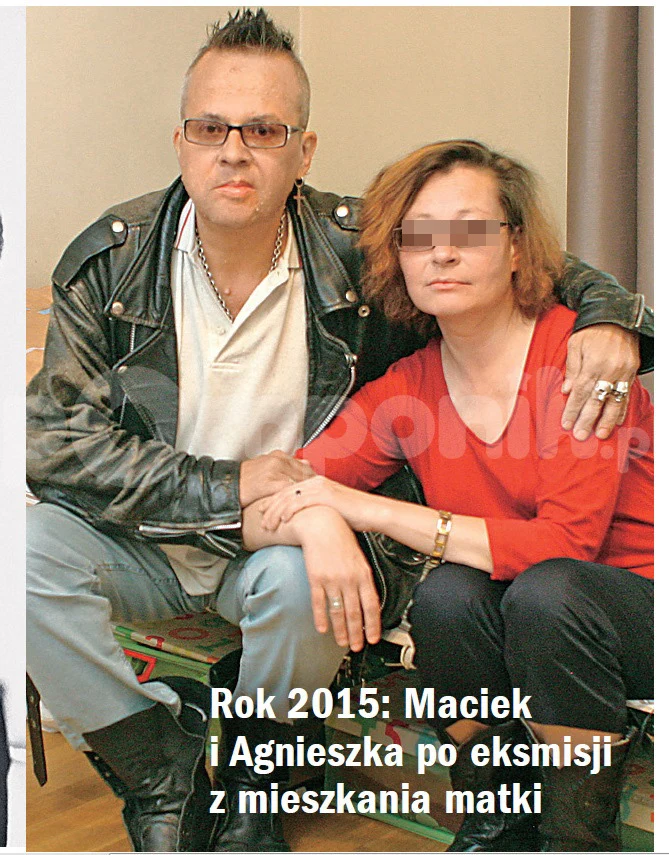 Maciek z żoną Maciek z żoną