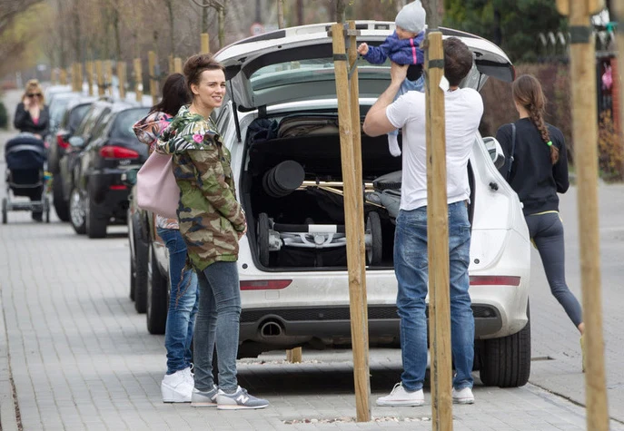 Krupińska i Karpiel-Bułecka z córką