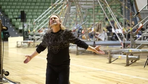 Marek Piekarczyk podczas prób do "Jesus Christ Superstar"
