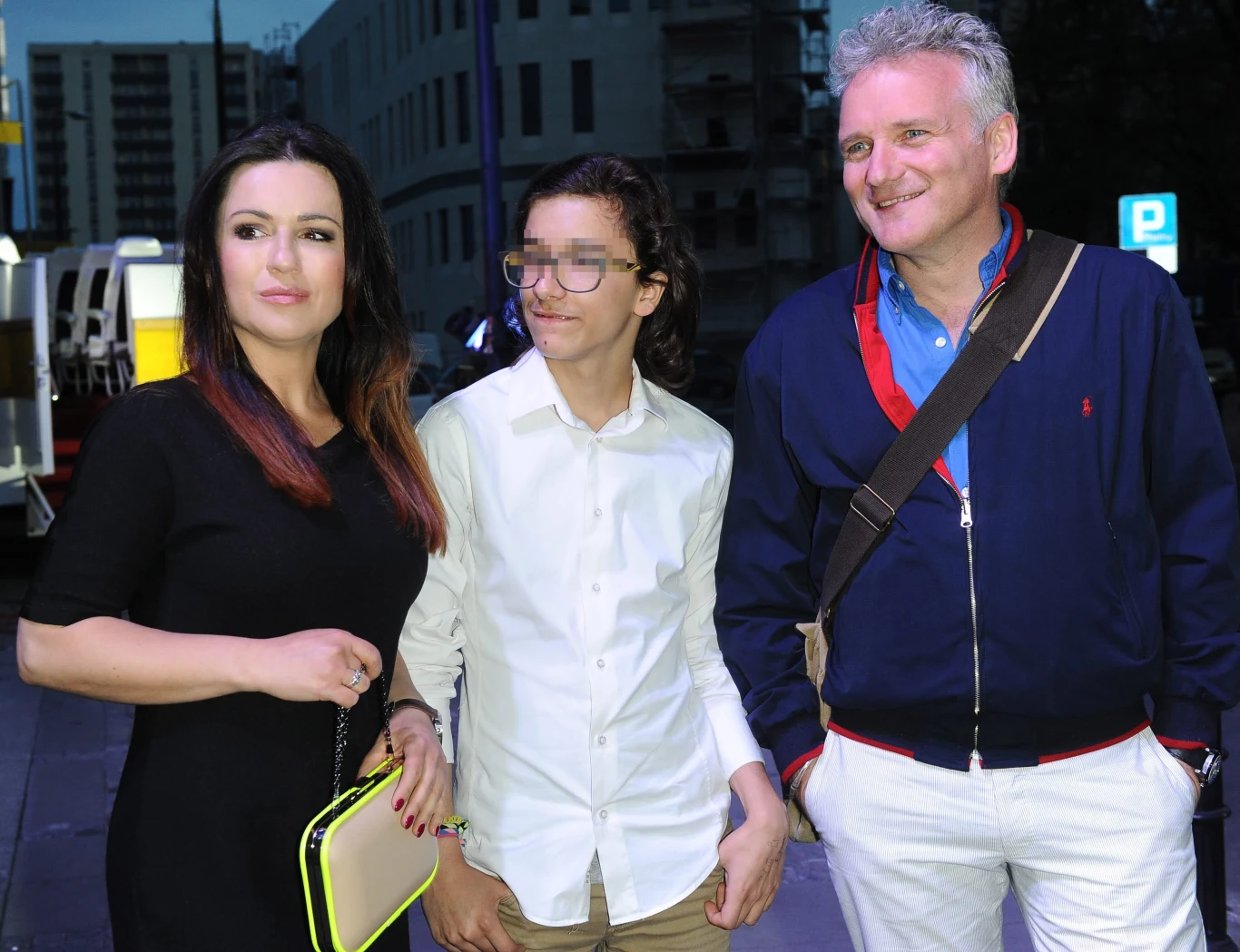 Beata Tadla z synem i partnerem Beata Tadla z synem i partnerem