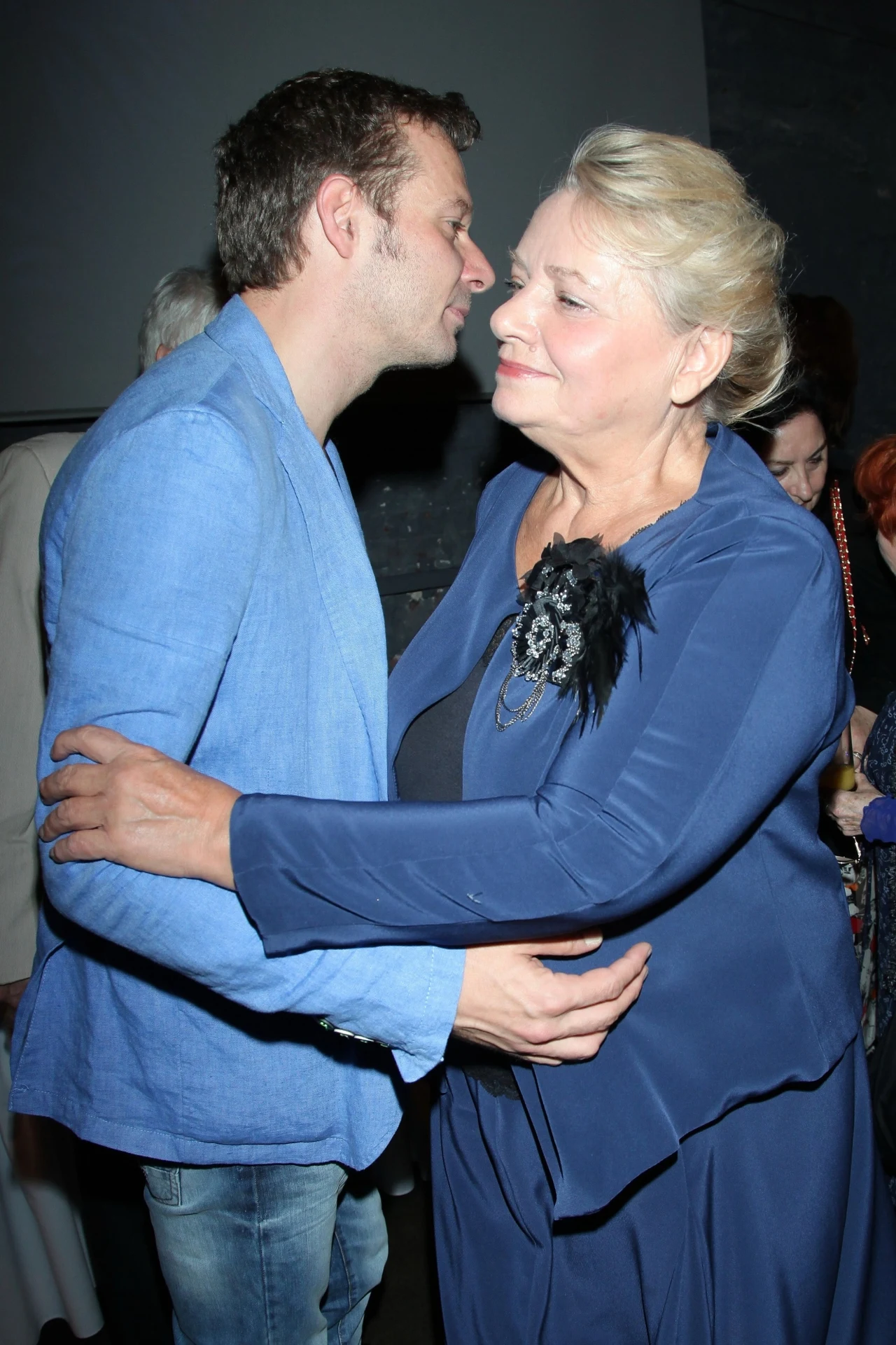 Anna Seniuk z synem Grzegorzem Małeckim Anna Seniuk z synem Grzegorzem Małeckim