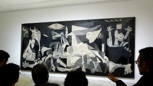 Jeden z obrazów autorstwa Pablo Picasso - Guernica