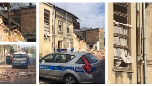 Część kamienicy zawaliła się po wybuchu