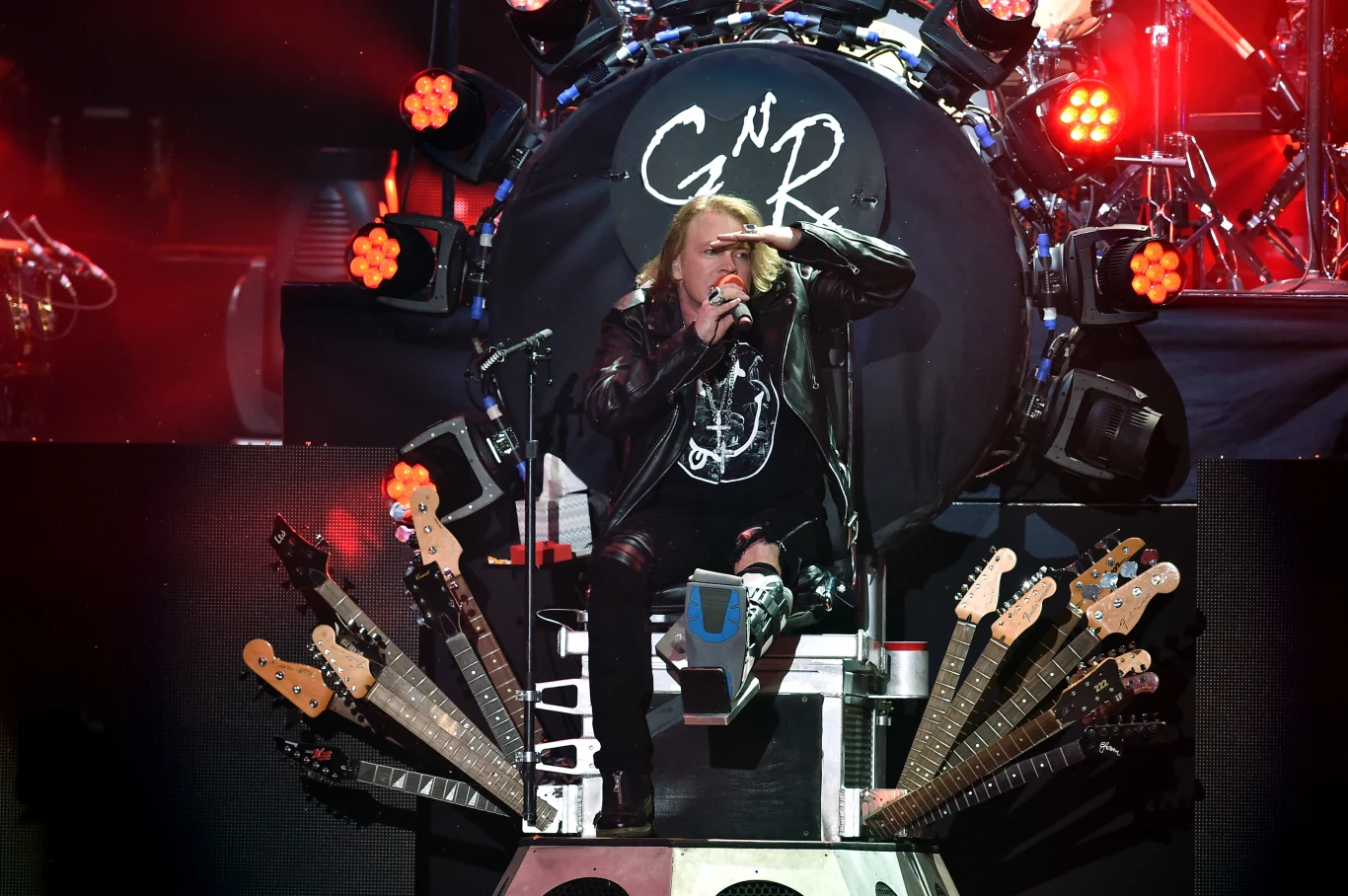 Axl Rose na tronie Axl Rose na tronie