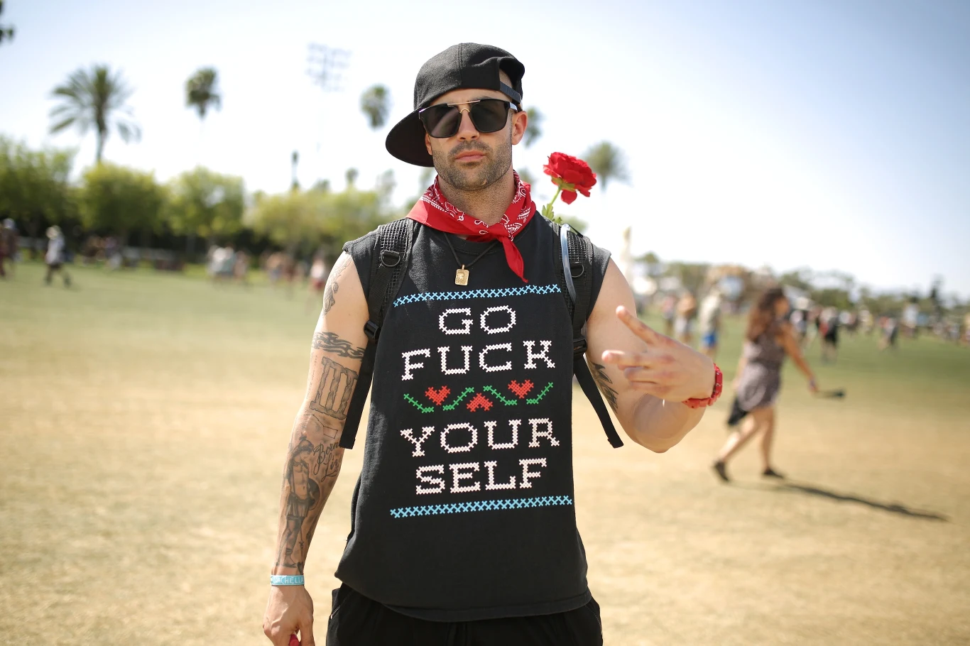 Publiczność na festiwalu Coachella
