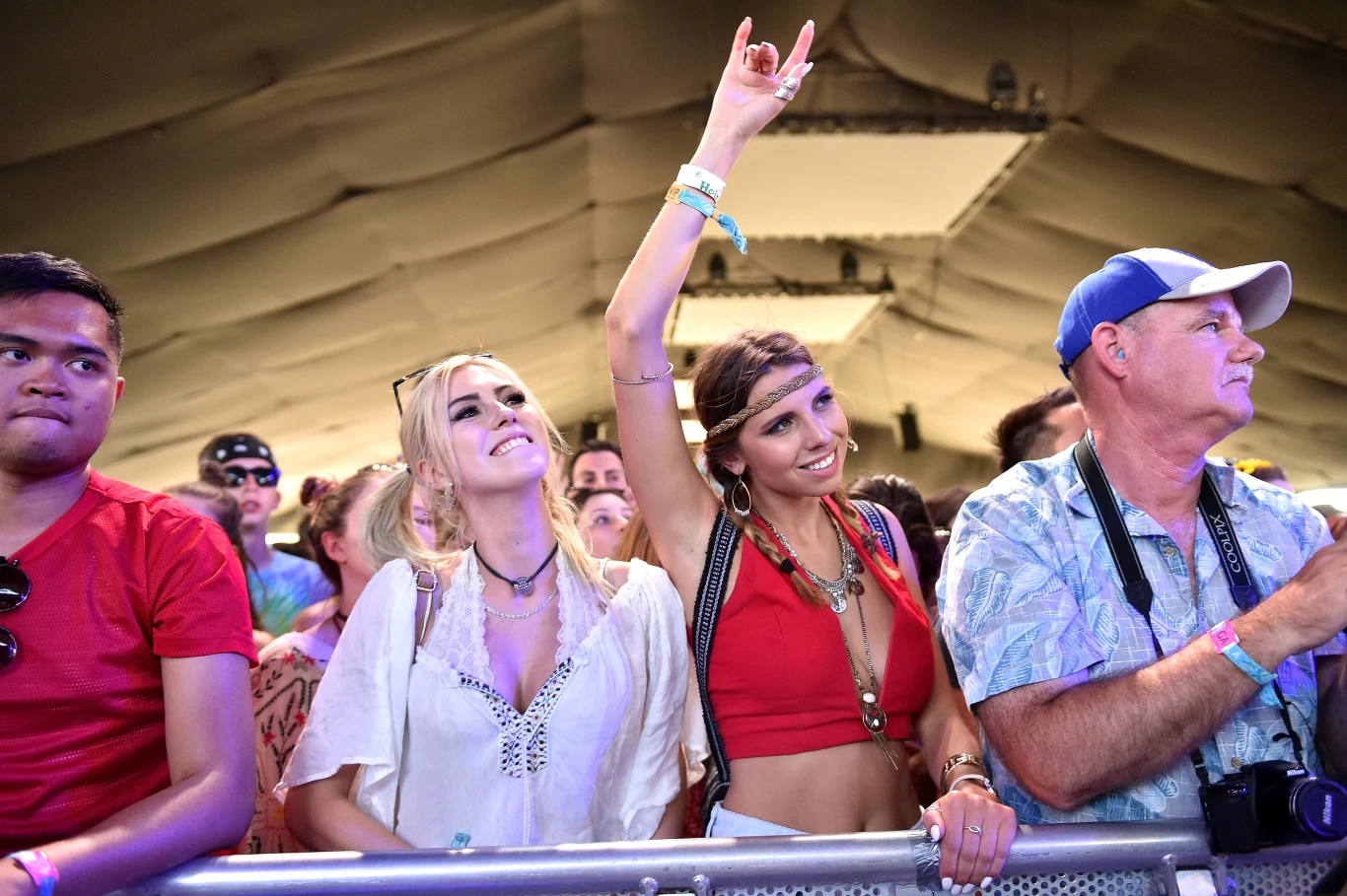 Publiczność na festiwalu Coachella