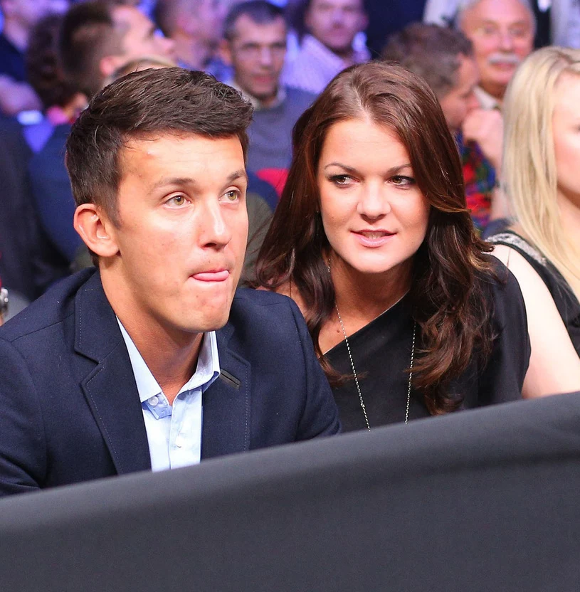 Agnieszka Radwańska i Dawid Celt