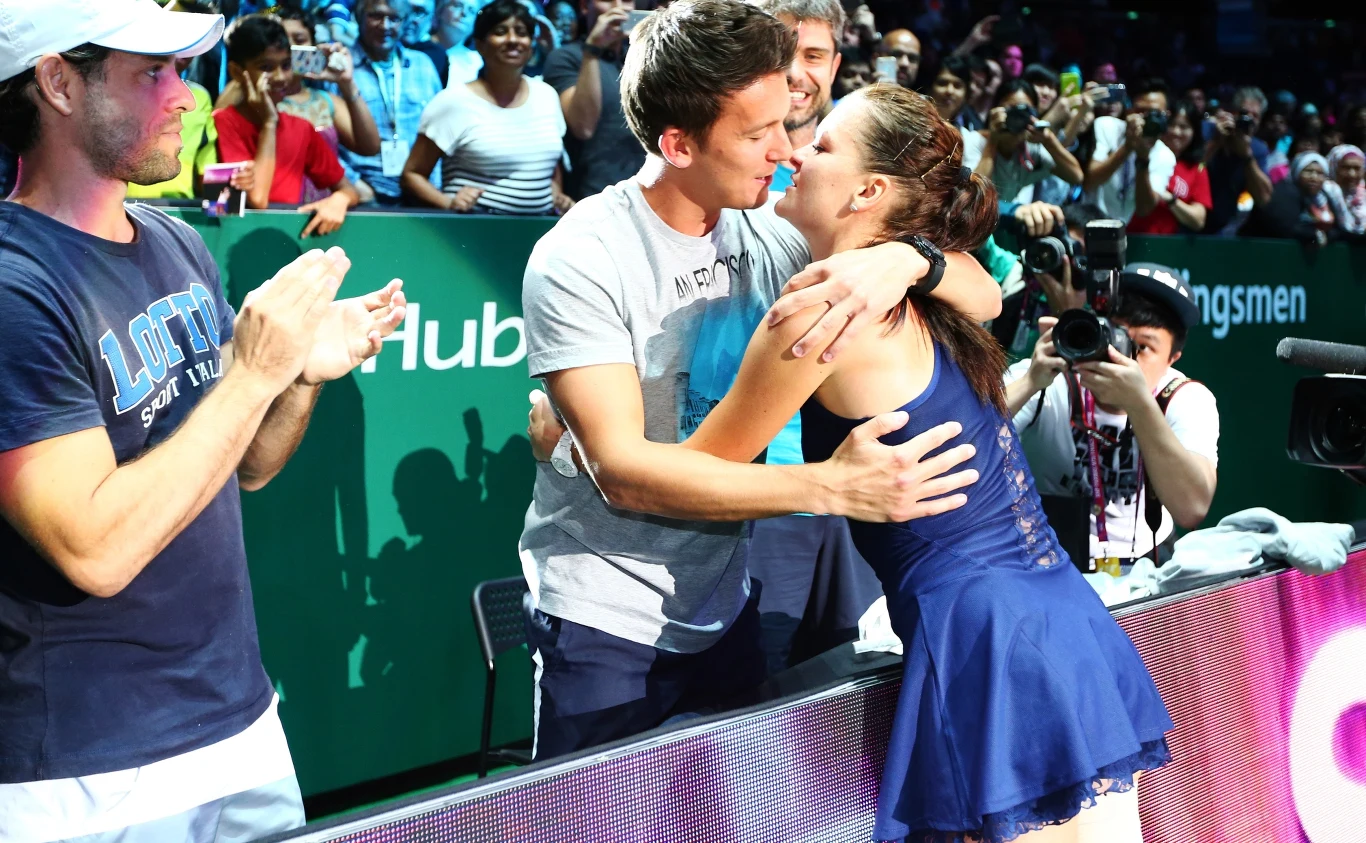 Agnieszka Radwańska i Dawid Celt Agnieszka Radwańska i Dawid Celt