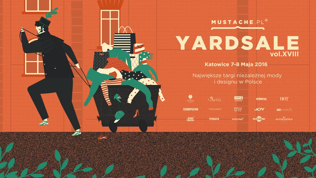 Zapraszamy na  Mustache Yard Sale do Katowic