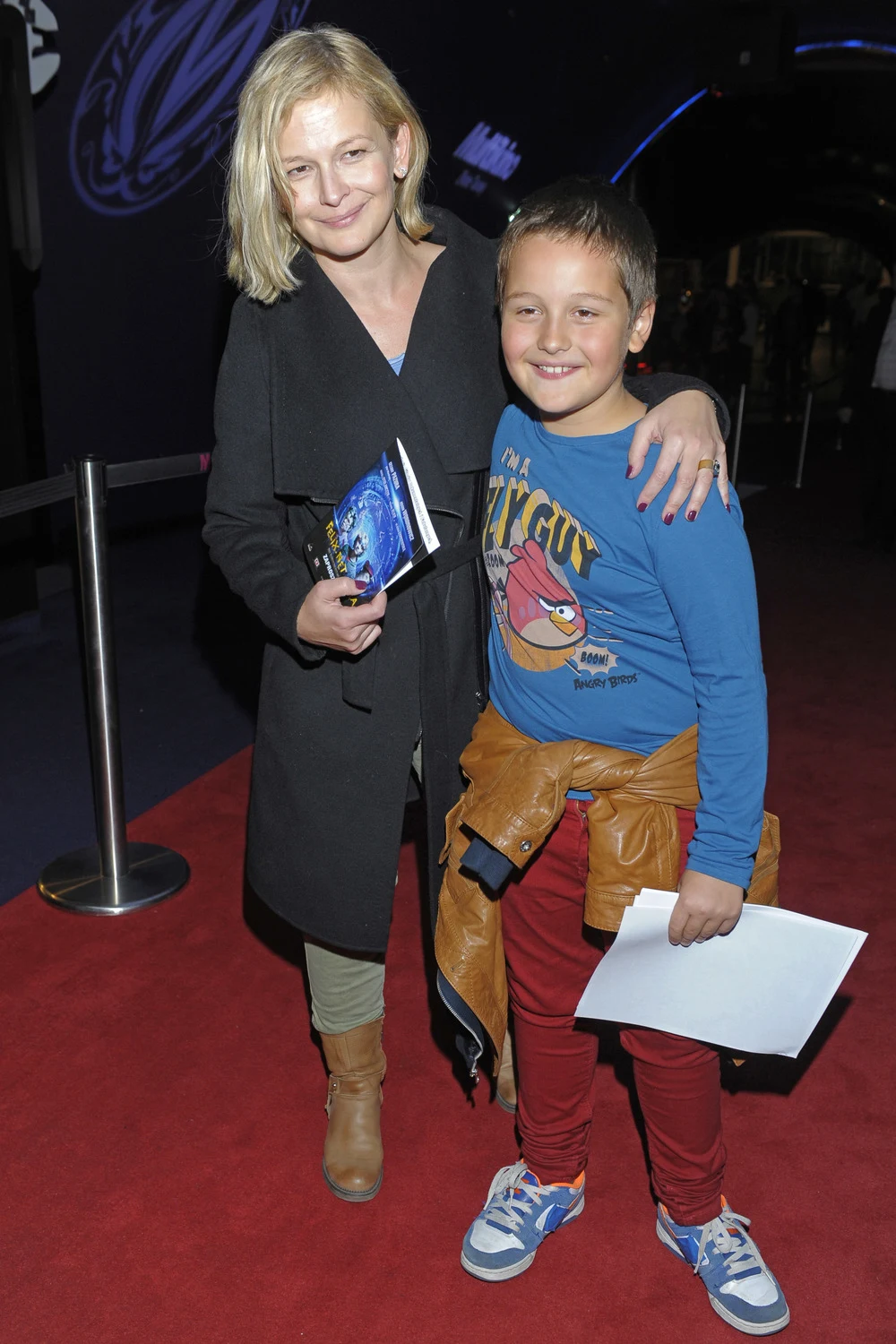 Dominika Ostałowska z synem Hubertem