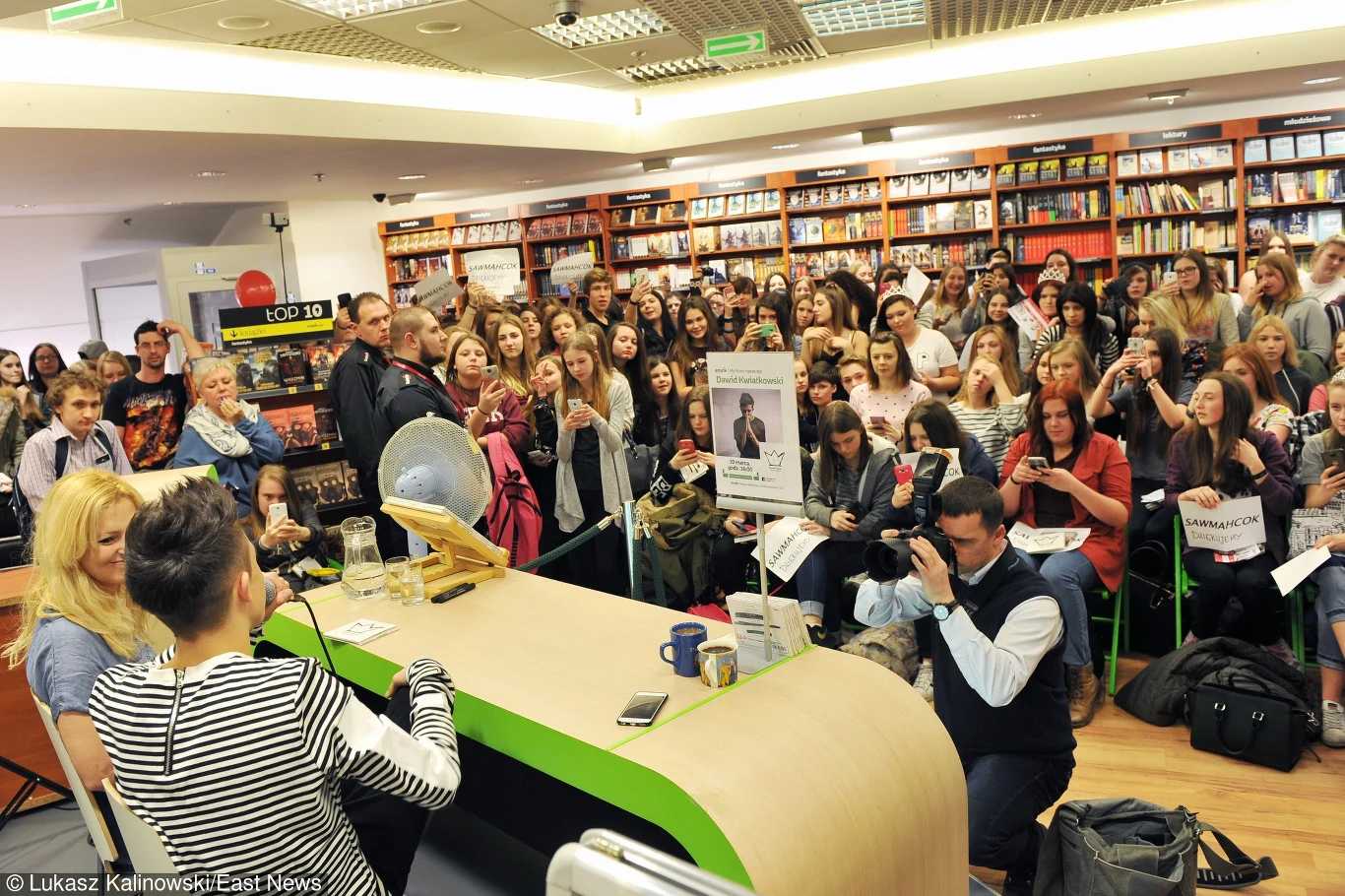 Dawid Kwiatkowski na spotkaniu z fanami