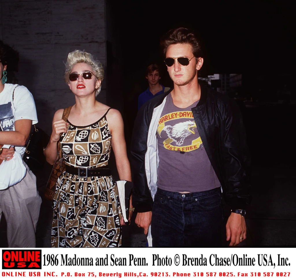 Madonna i Sean Penn, 1986 r. Madonna i Sean Penn, 1986 r.
