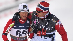 Marit Bjoergen i Egil Kristiansen