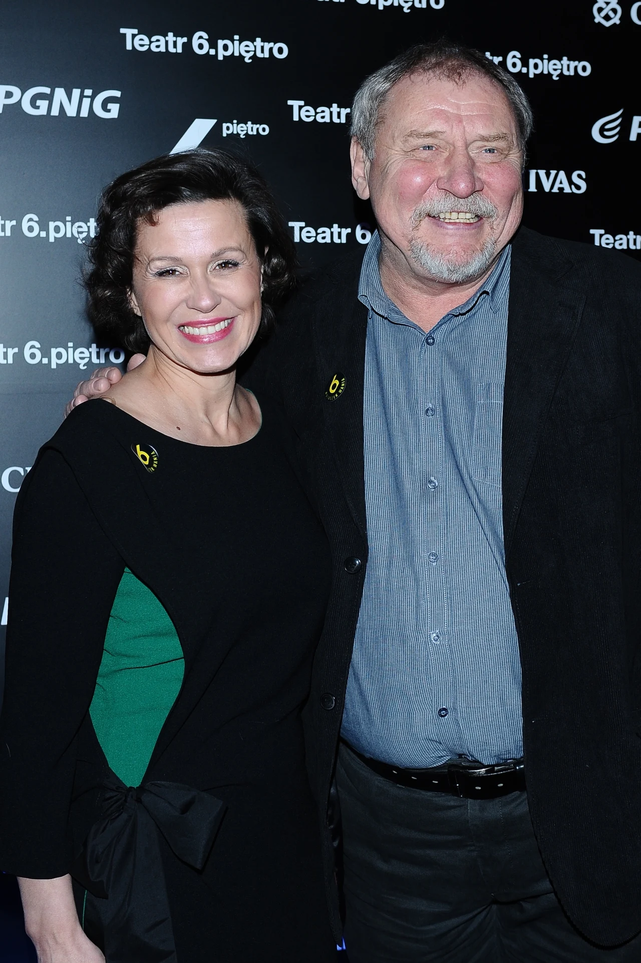 Andrzej Grabowski z żoną Andrzej Grabowski z żoną