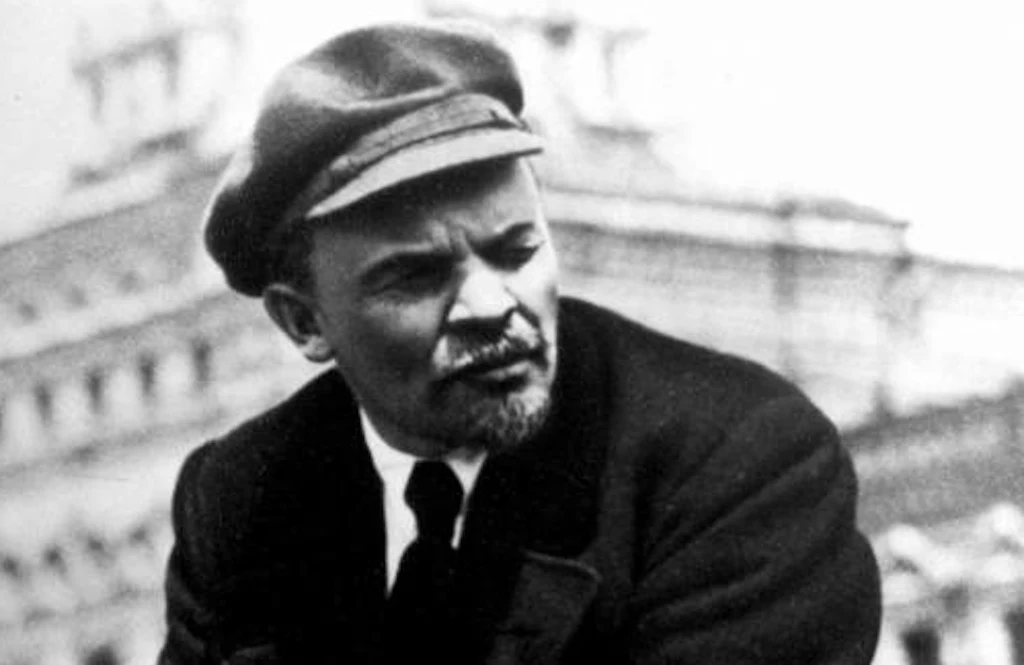 Włodzimierz Lenin podczas rewolucji