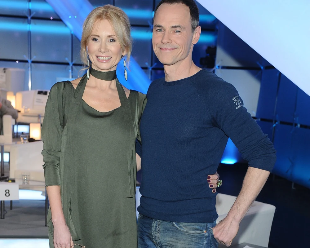 Ewa Gawryluk z mężem Ewa Gawryluk z mężem