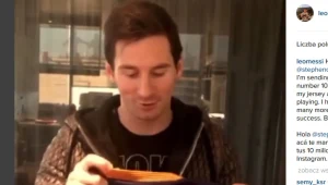 Leo Messi z koszulką na Instagramie
