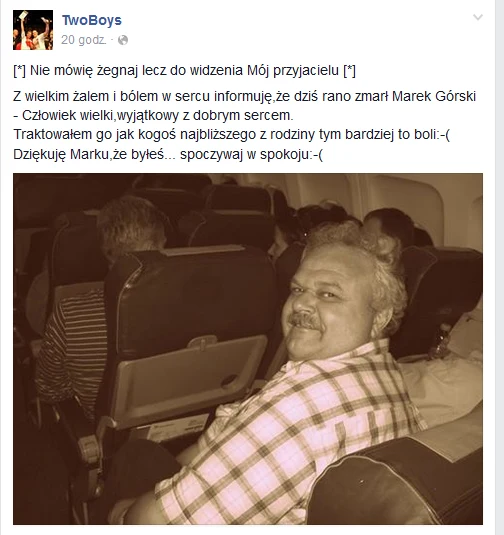 Zespół TwoBoys na Facebooku