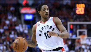 DeMar DeRozan z Toronto Raptors