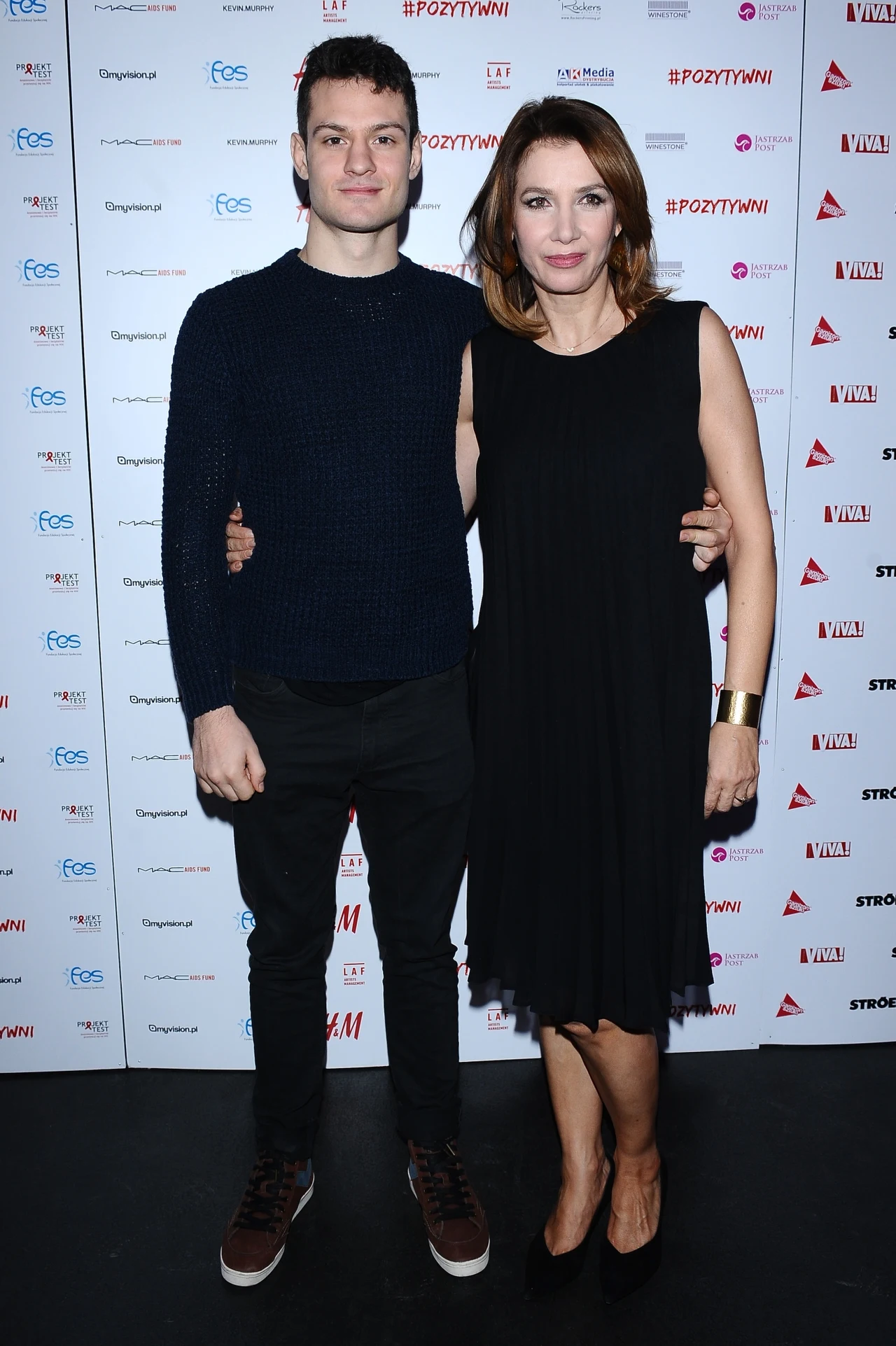 Grażyna Wolszczak z synem Filipem Grażyna Wolszczak z synem Filipem