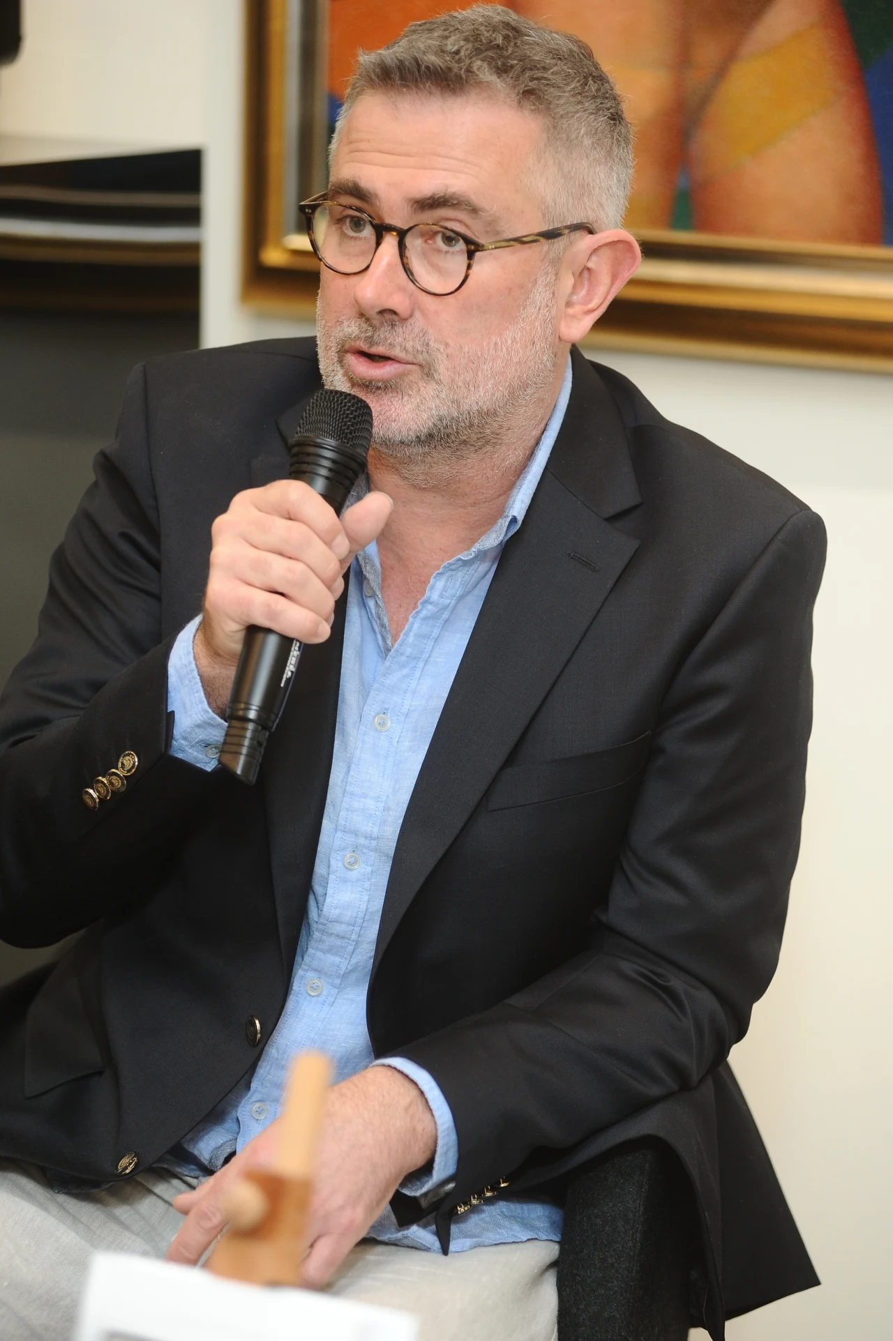 Marcin Kydryński na premierze książki