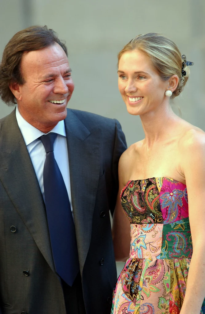 Julio Iglesias z żoną Mirandą