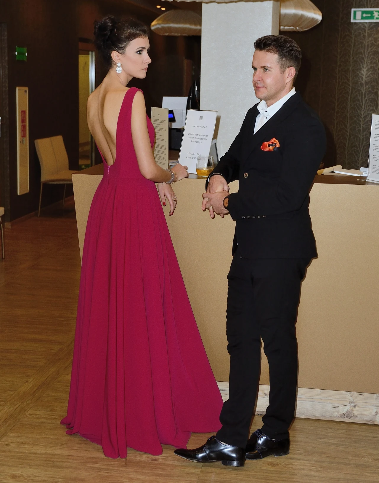 Ewa Mielnicka z narzeczonym Maciejem Ewa Mielnicka z narzeczonym Maciejem